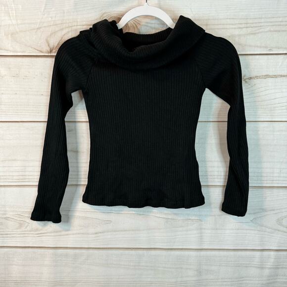 Madewell Black Off-Shoulder Long-Sleeve Top Size XS - Picture 6 of 12